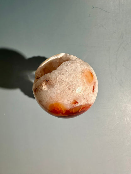 Carnelian Sphere – Option H | Abundance, Creativity & Joy Crystal