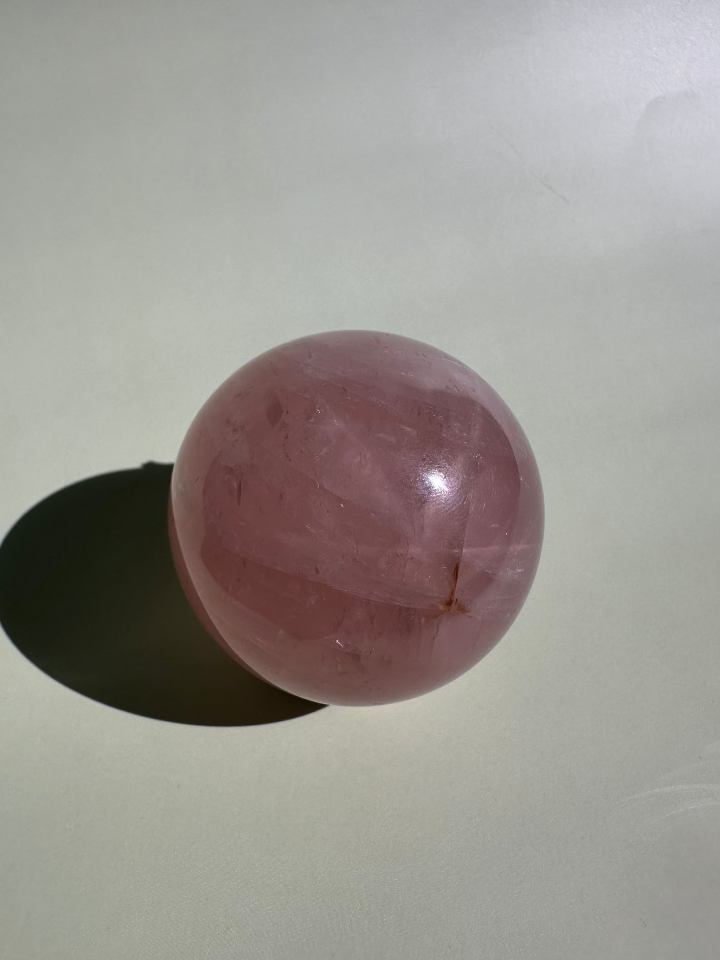 Star Rose Quartz Sphere - B