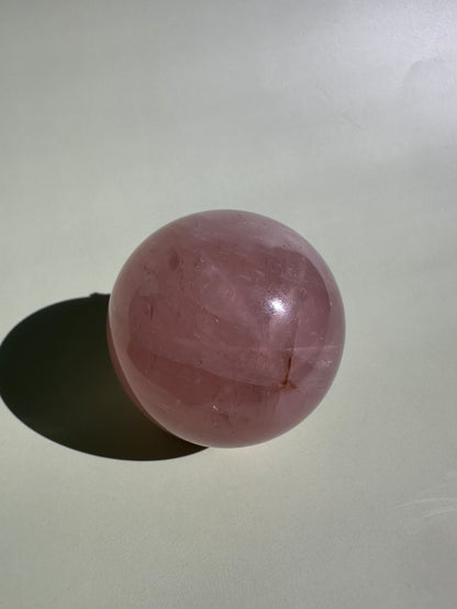 Star Rose Quartz Sphere - B