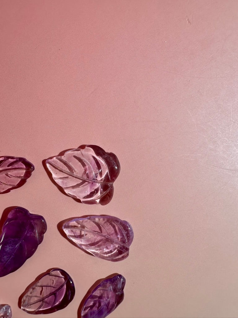Amethyst Feather | Purple Crystal Carving