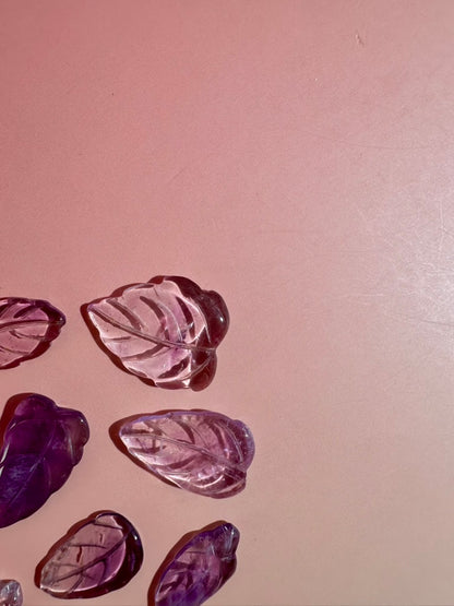 Amethyst Feather | Purple Crystal Carving