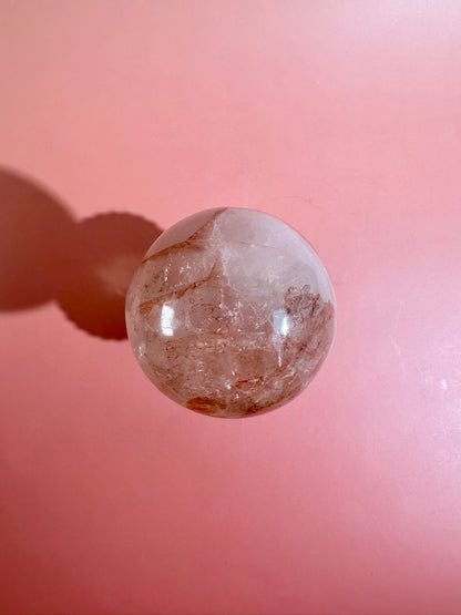 Fire Quartz Sphere Option F | Polished One-of-a-Kind Crystal Sphere