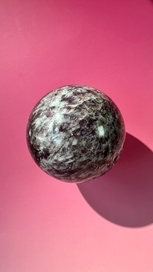 Lepidolite Sphere - Option B