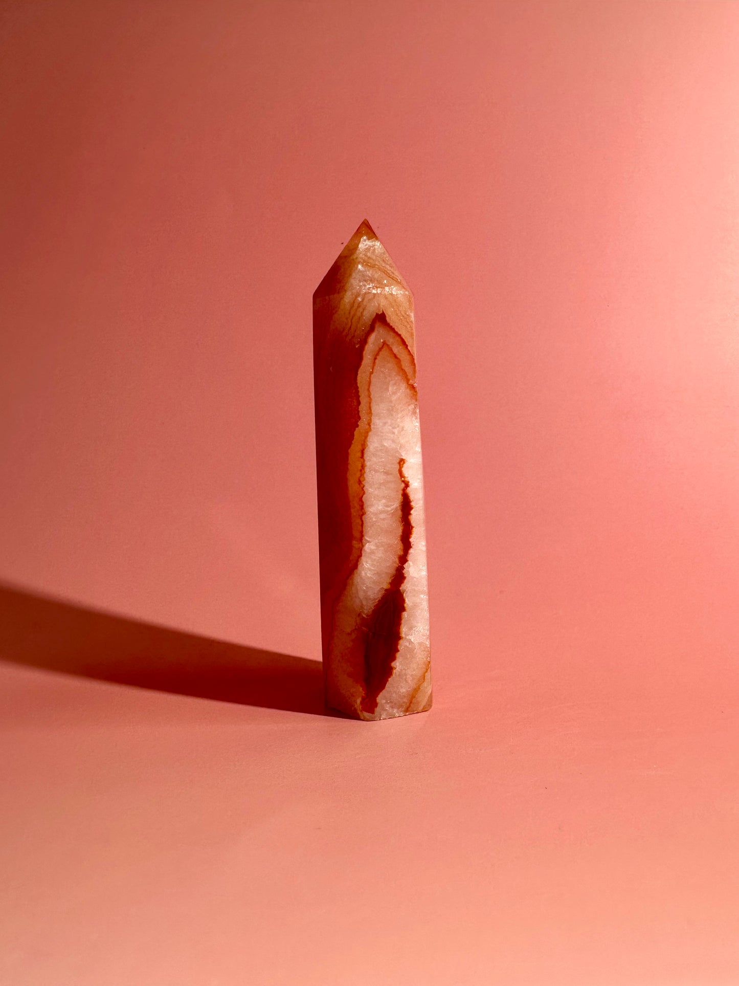Carnelian Tower Option B | Confidence, Creativity & Success Crystal