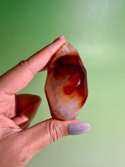 Carnelian Flame – Option B | Creativity, Passion & Joyful Energy