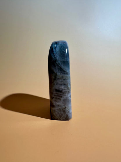 Medium Sunset Flash Labradorite Standing Freeform – Option F