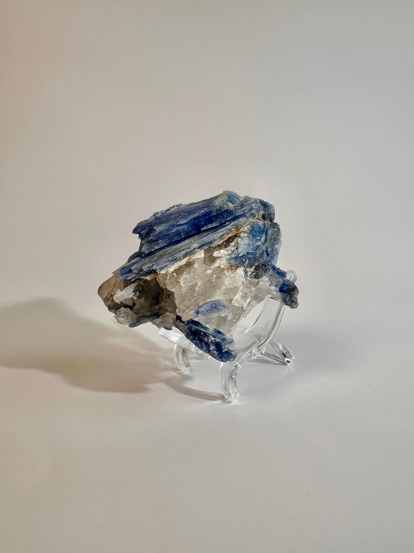 Kyanite in Quartz Cluster - C
