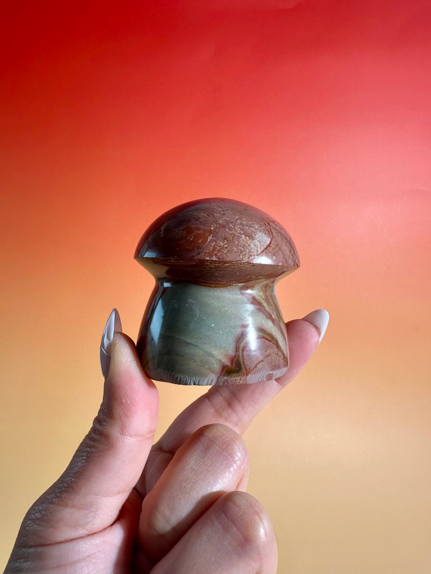 Polychrome Jasper Mushroom – Option A