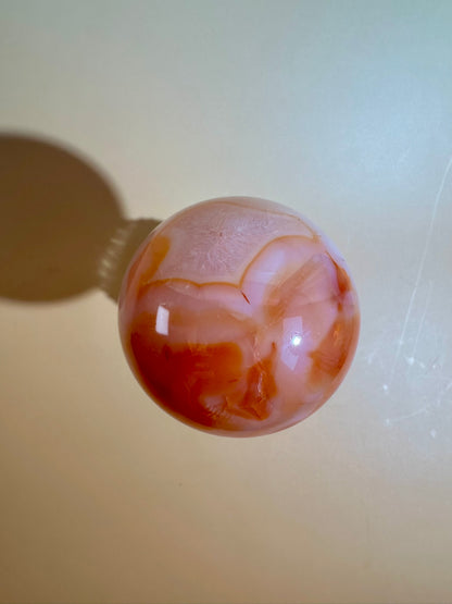 Carnelian Sphere – Option M | Bold Courage, Abundance & Empowerment Crystal