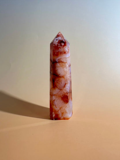 Carnelian Tower Option D | Motivation, Confidence & Positive Energy Crystal
