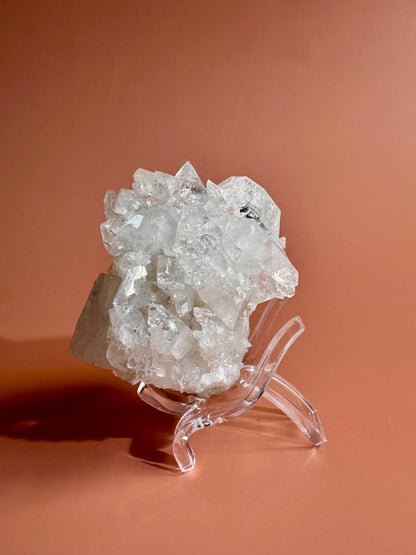 Apophyllite Stilbite Cluster - A