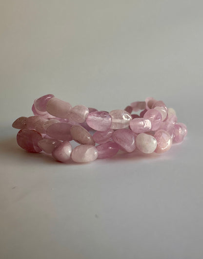 8mm Kunzite Polished Tumble Bracelet