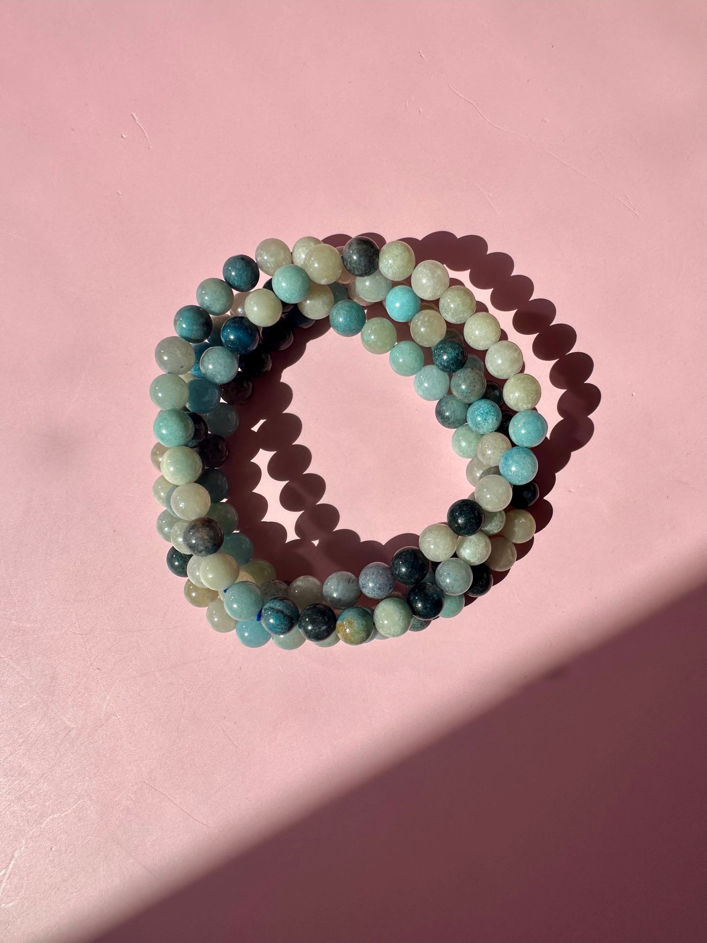 6mm Trolleite Beaded Bracelet