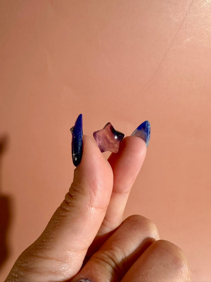 Mini Rainbow Fluorite Star | Celestial Crystal