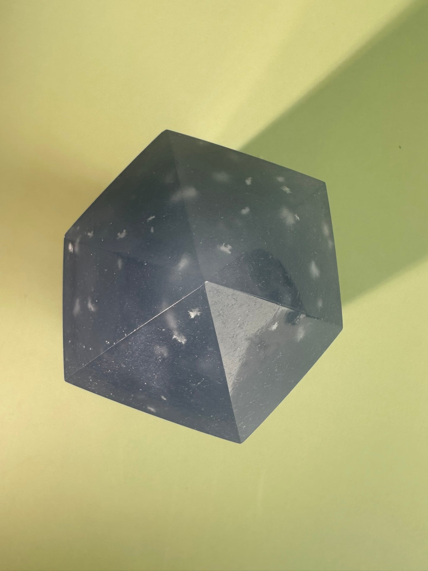 Large Peruvian Snowflake Angelite Tower - C