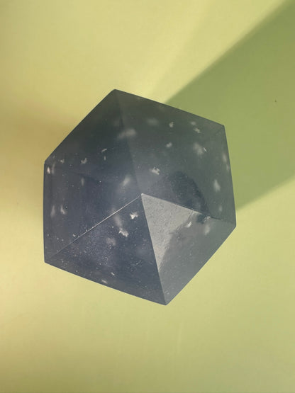 Large Peruvian Snowflake Angelite Tower - C