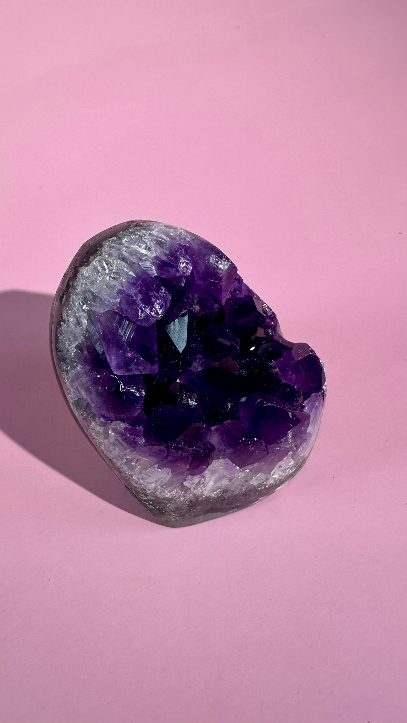 Small Uruguayan Amethyst Cut Base – Option A