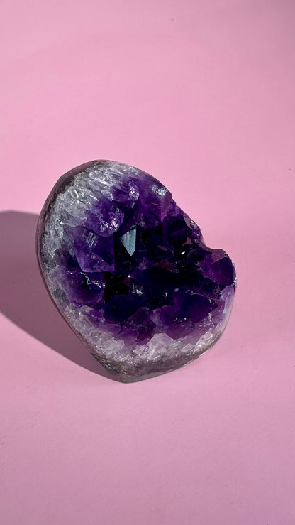 Small Uruguayan Amethyst Cut Base – Option A