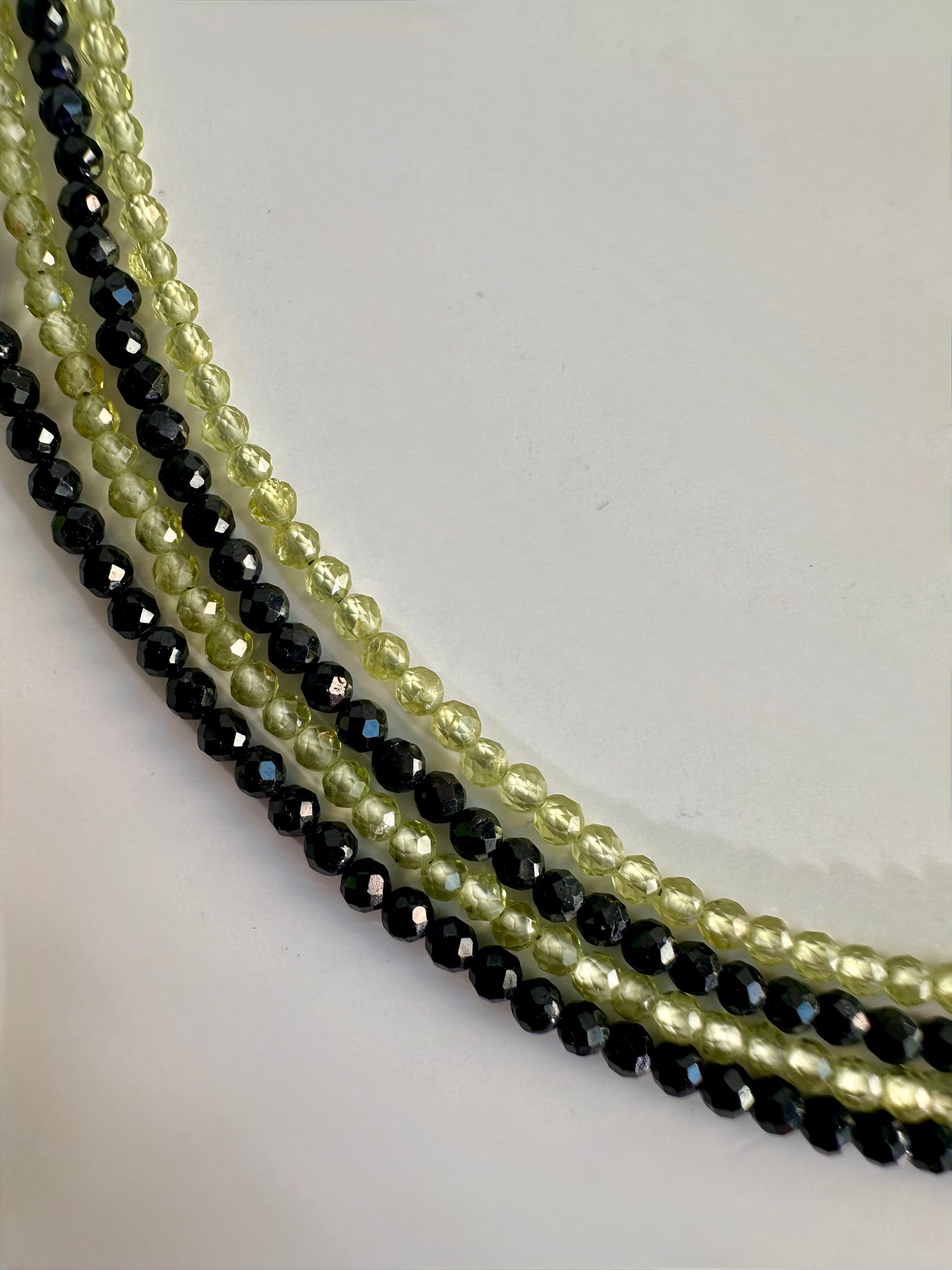 2mm Faceted Sapphire Bracelet with 925 Silver Adjustable Extender