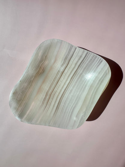 White Onyx Irregular Bowl