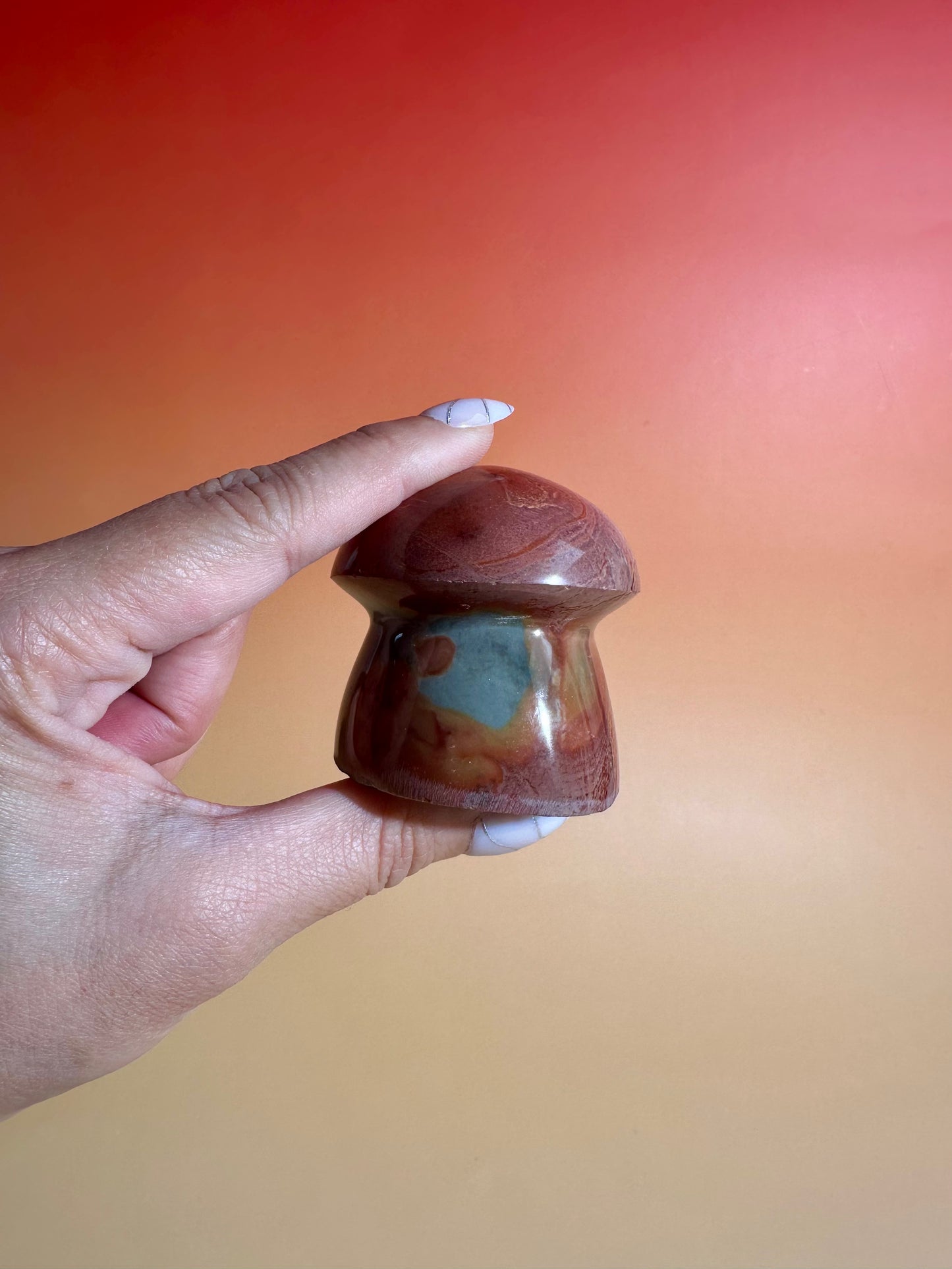 Polychrome Jasper Mushroom – Option A
