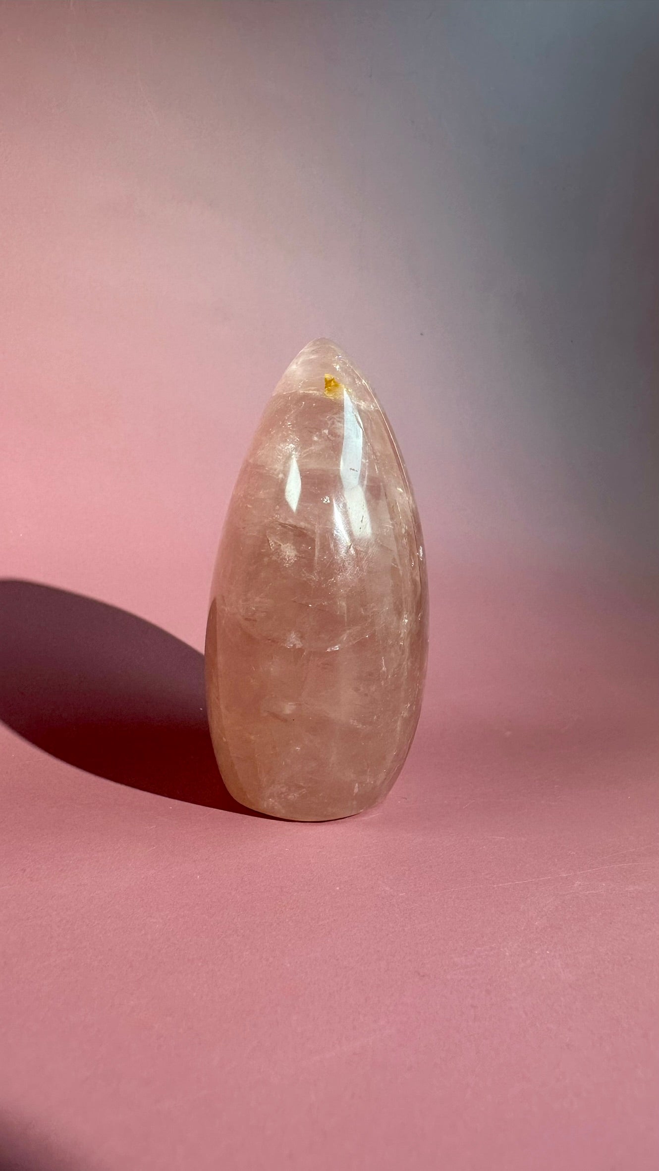 Medium Rose Quartz Standing Freeform - Option C