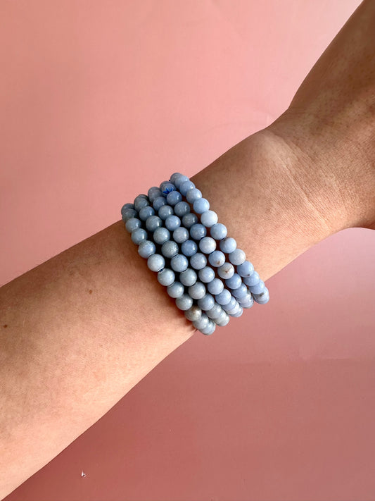 6mm Angelite Bracelet