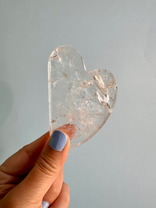 Clear Quartz Gua Sha Tool