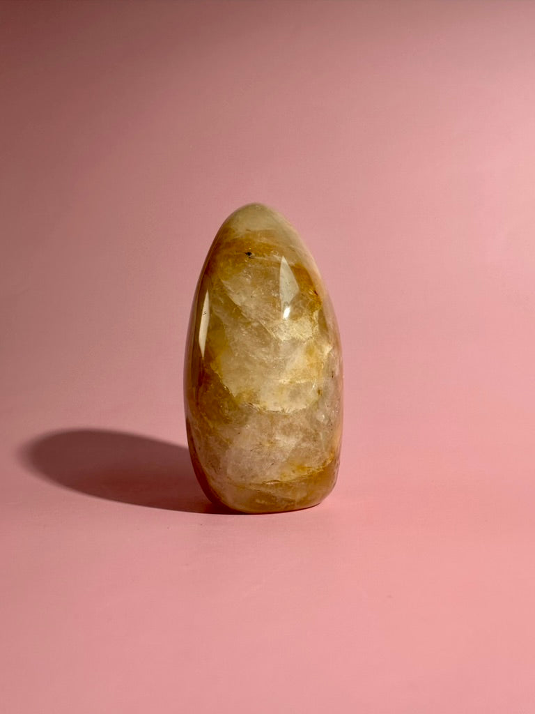 Golden Healer Standing Freeform | Healing, Clarity & Spiritual Growth Crystal