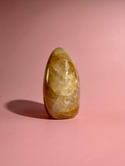 Golden Healer Standing Freeform | Healing, Clarity & Spiritual Growth Crystal