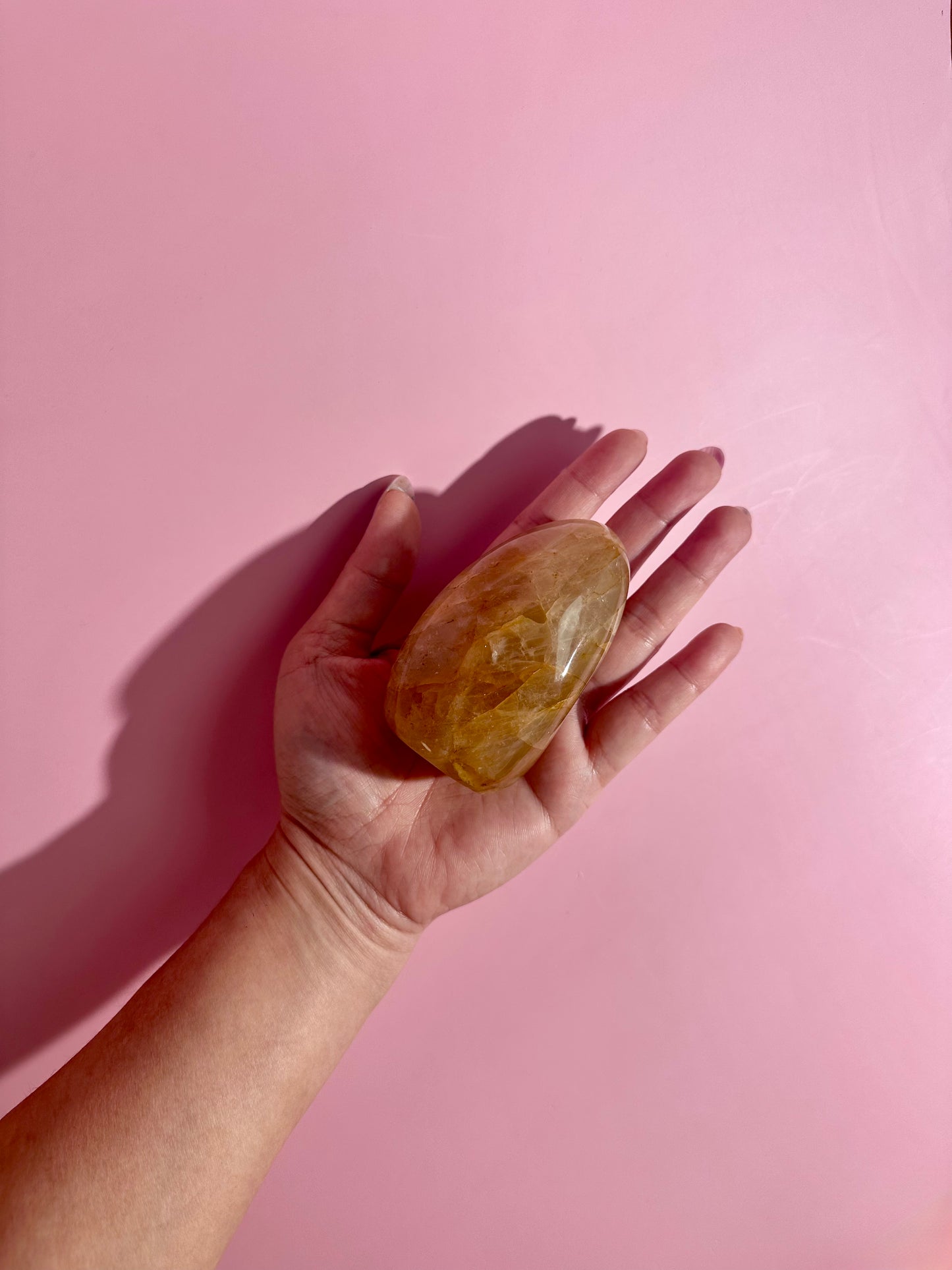 Golden Healer Standing Freeform | Healing, Clarity & Spiritual Growth Crystal