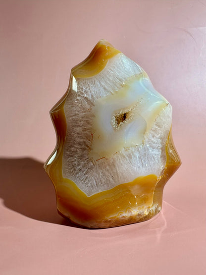 Carnelian Flame – Option J | Motivation, Confidence & Grounding Crystal