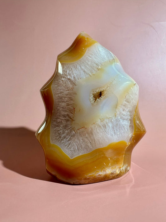 Carnelian Flame – Option J | Motivation, Confidence & Grounding Crystal