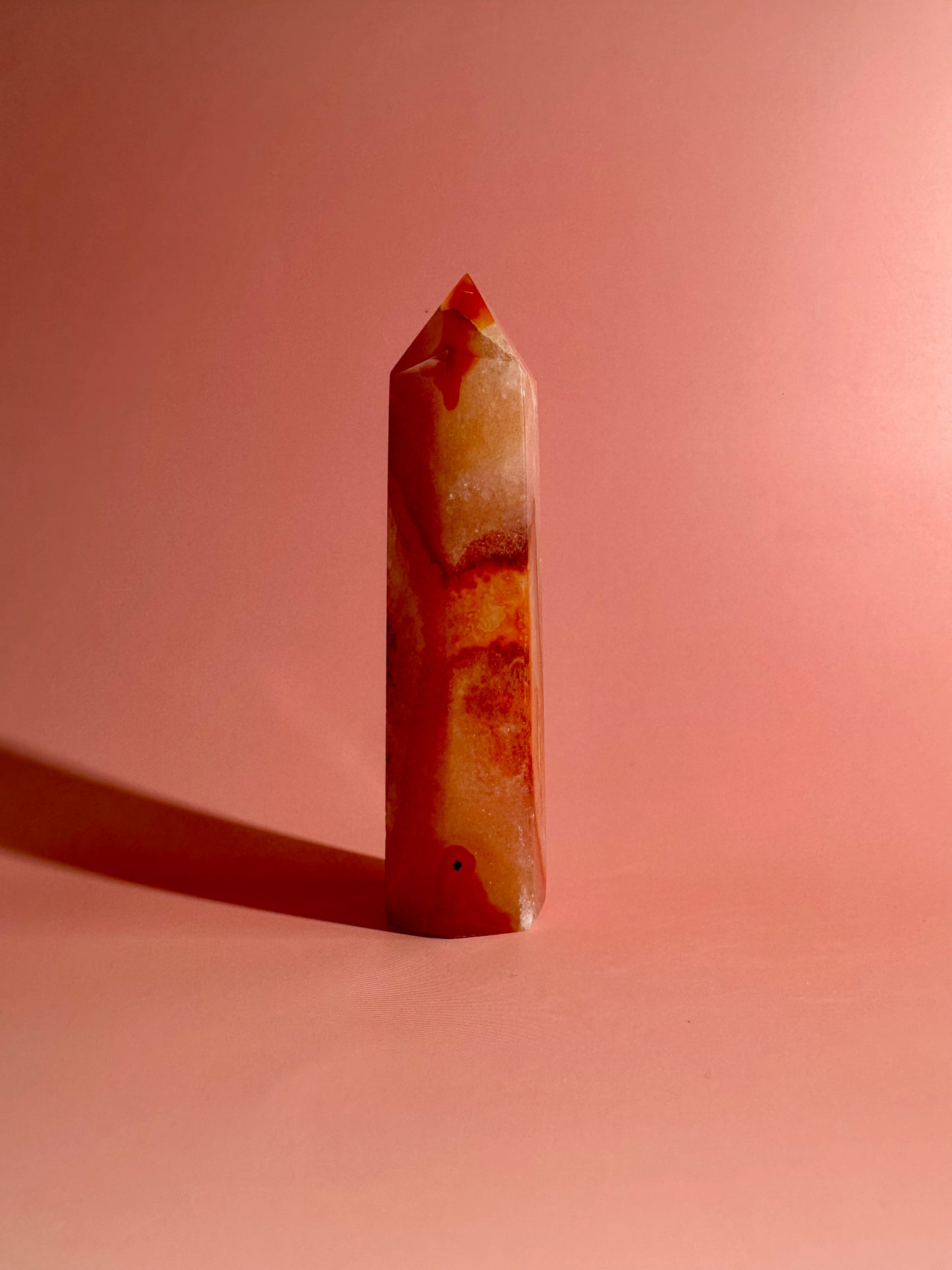 Carnelian Tower Option B | Confidence, Creativity & Success Crystal