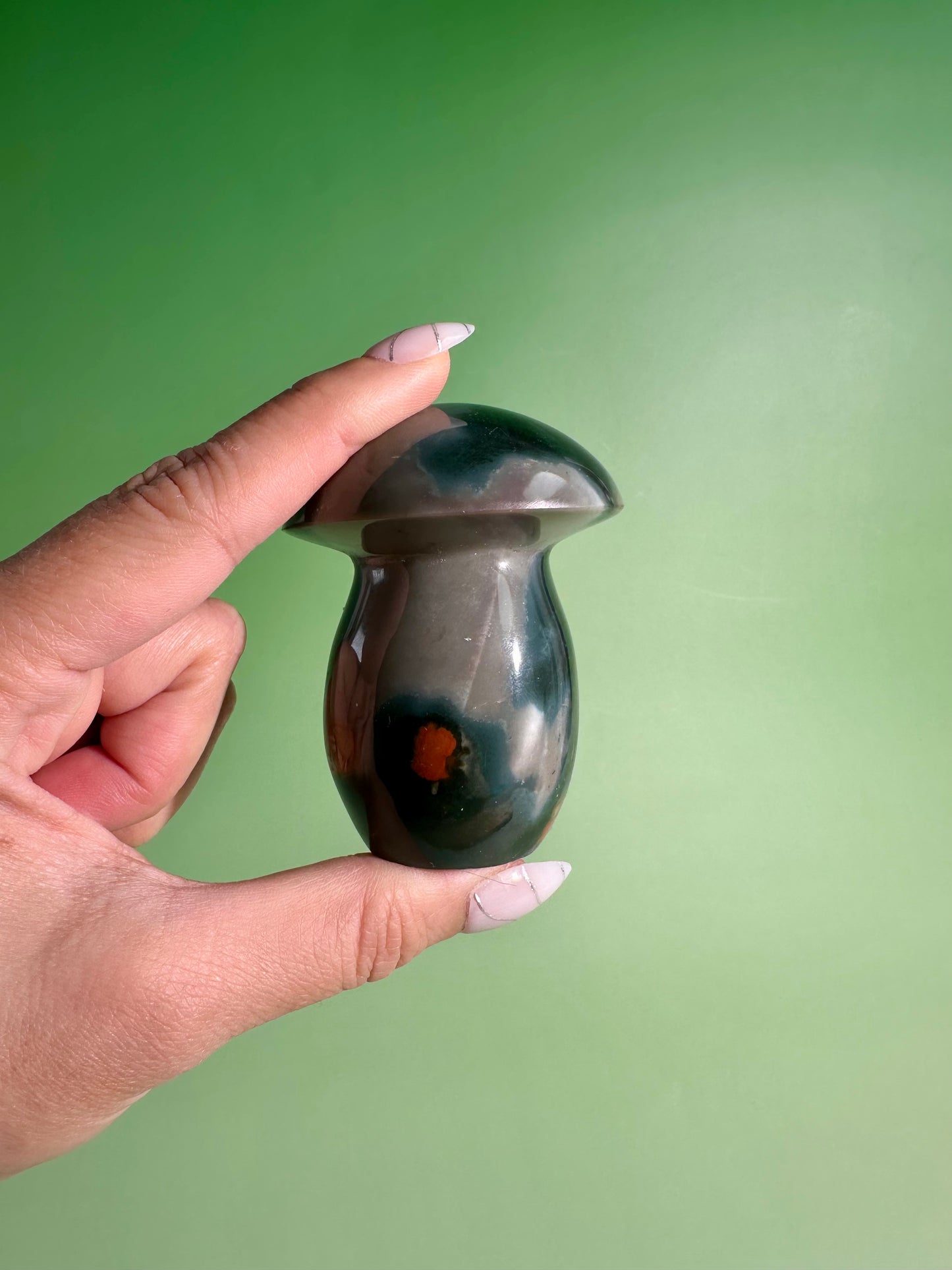 Polychrome Jasper Mushroom – Option E