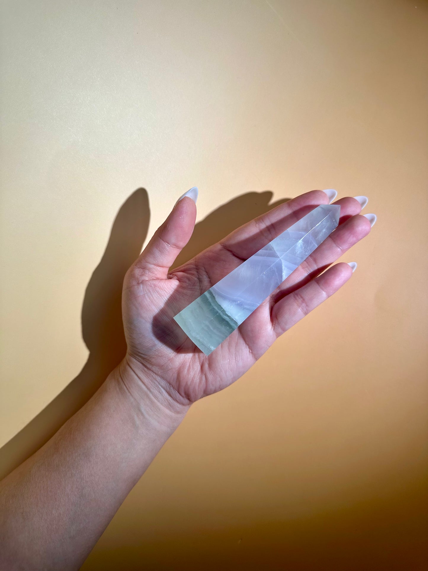 Lavender Green Fluorite Tower – Option C
