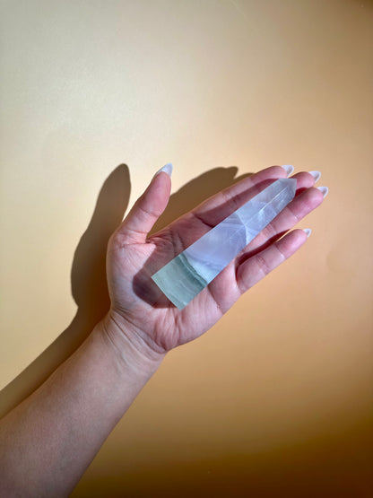 Lavender Green Fluorite Tower – Option C