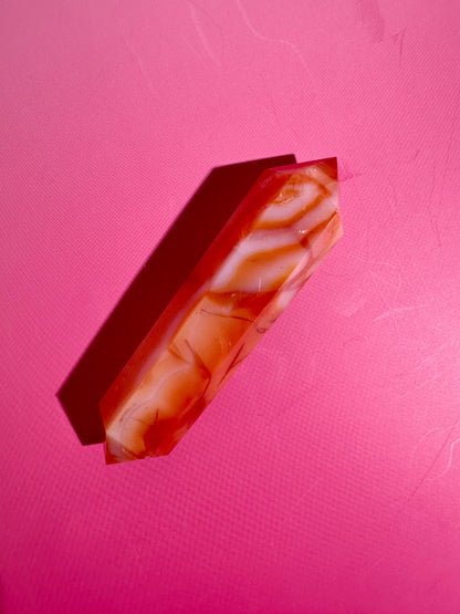 Carnelian Double Terminated Point – Option E | Vitality, Joy & Creative Energy