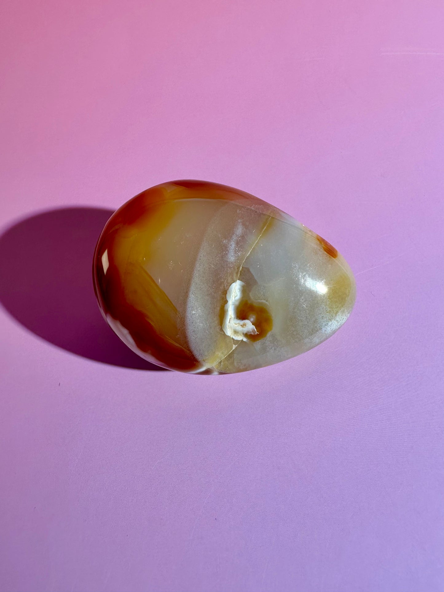 Carnelian Orca Agate Freeform – Option C | Abundance, Strength & Collector Stone