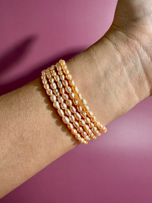 4mm Freshwater Pearl Bracelet | Dainty Pearl Jewelry