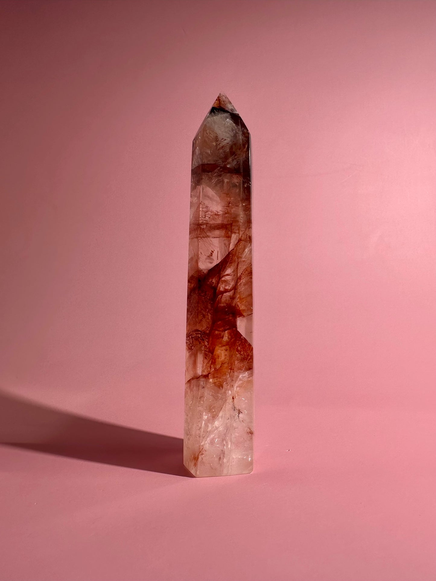 Fire Quartz Tower – Option B | Motivation, Vitality & Positive Energy