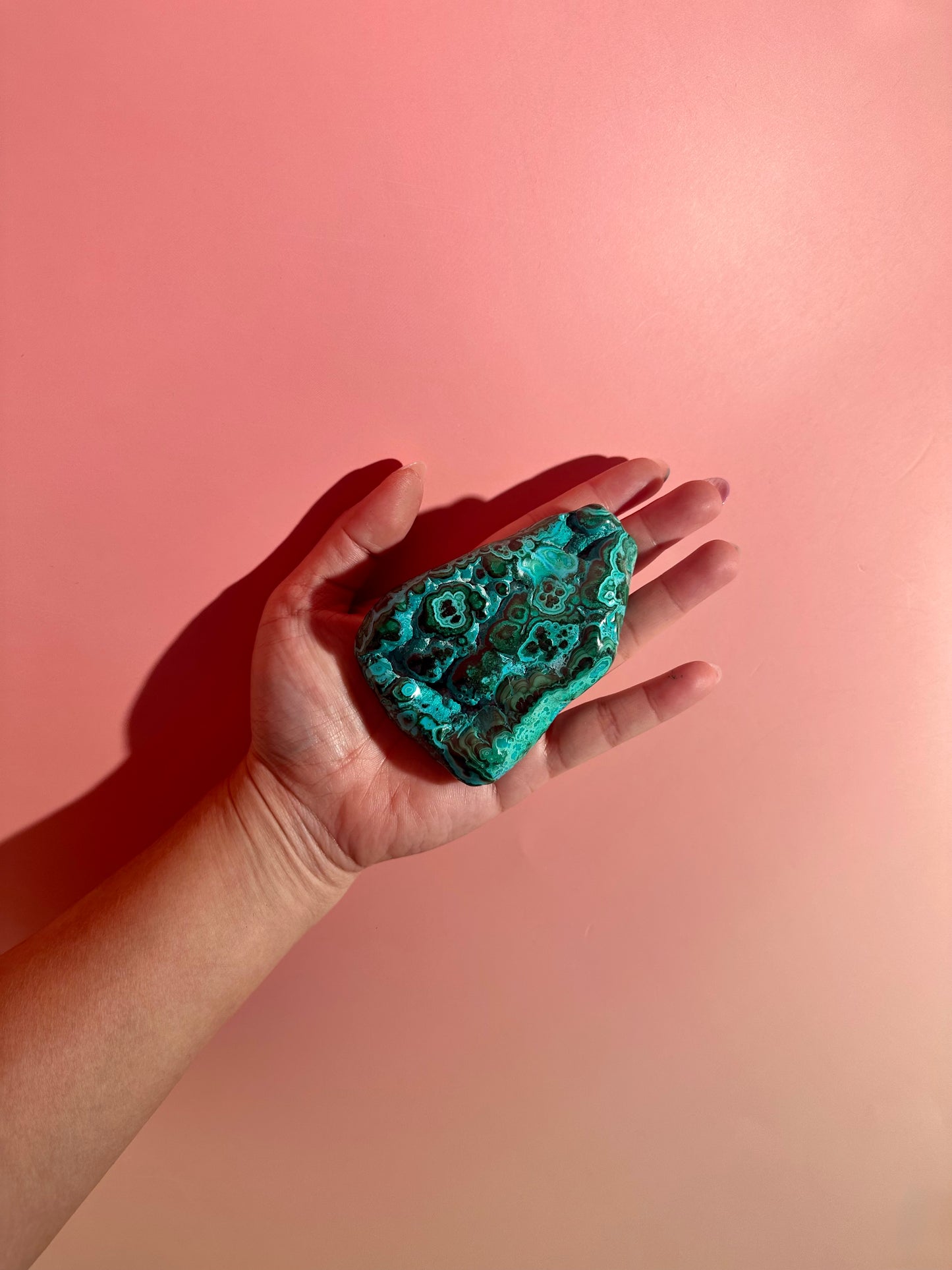 Malachite Chrysocolla Malacolla Polished Specimen Option H | One-of-a-Kind Congo Crystal
