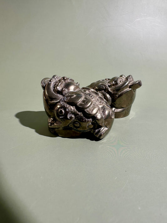 Pyrite Money Toad | Intuitively Chosen Wealth, Success & Protection Energy