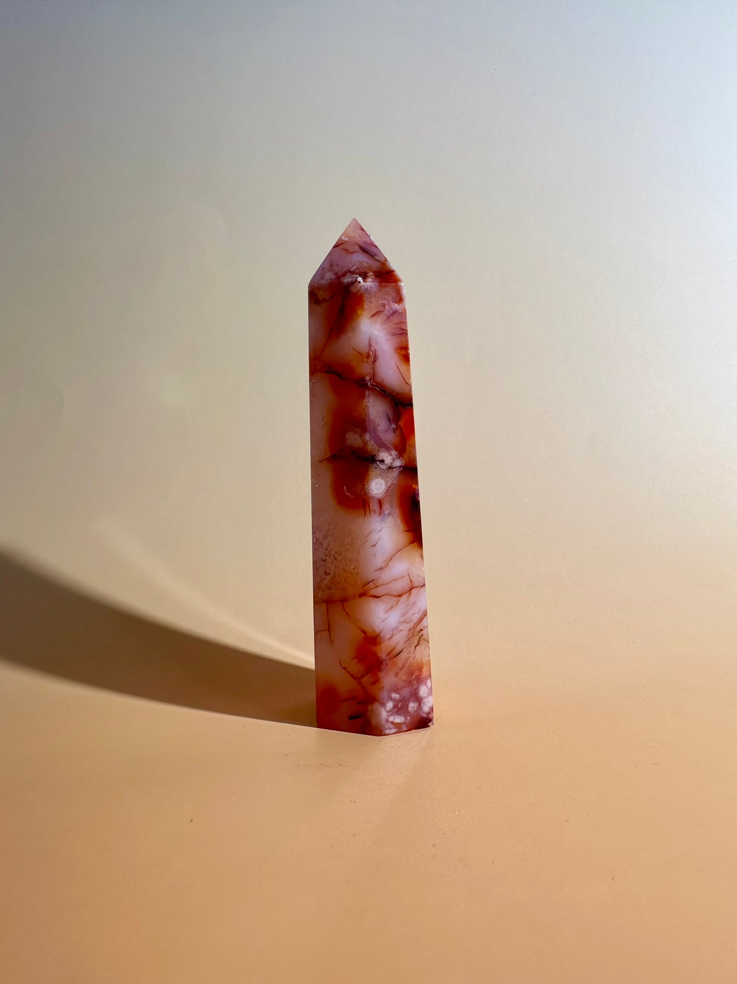 Carnelian Tower Option D | Motivation, Confidence & Positive Energy Crystal