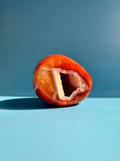 Carnelian Standing Freeform Option M | Motivation, Creativity & Courage Crystal