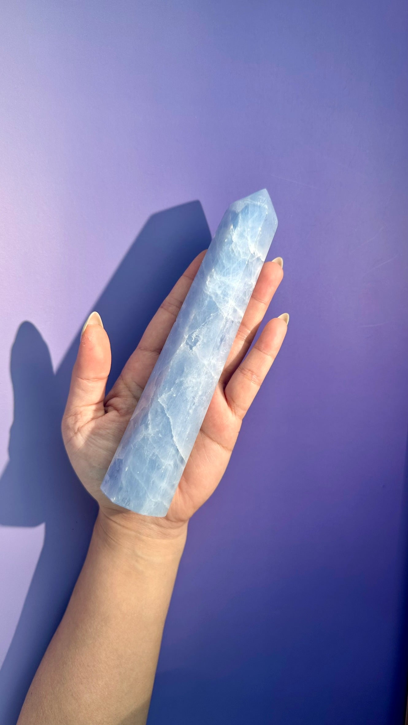 Blue Calcite Tower – Option C