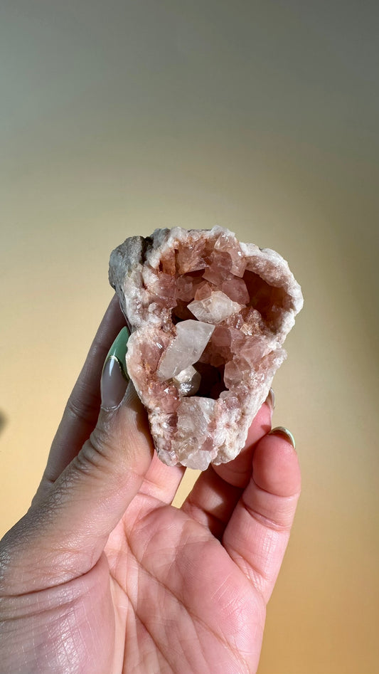 Pink Amethyst Geode Cluster – Option D