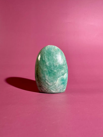 Amazonite Standing Freeform Option A | One-of-a-Kind Crystal from Madagascar