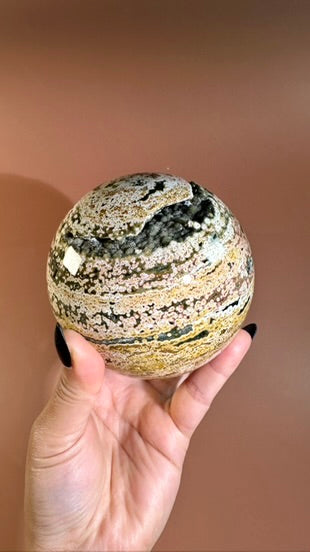 Ocean Jasper Sphere – Option  D