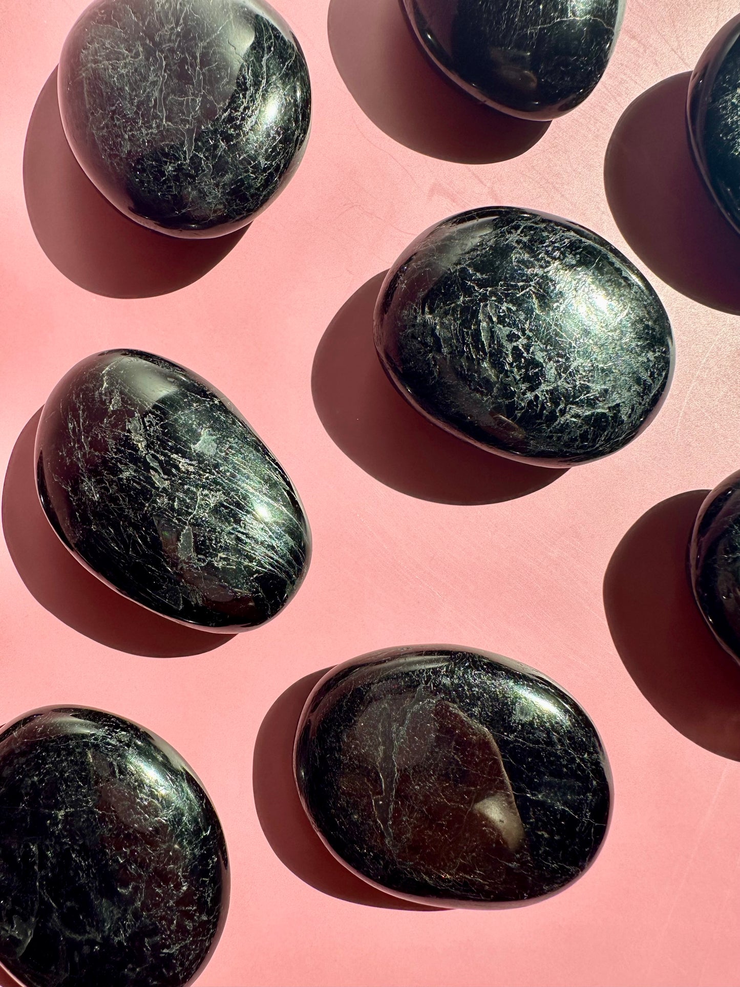 Black Tourmaline Palm Stone